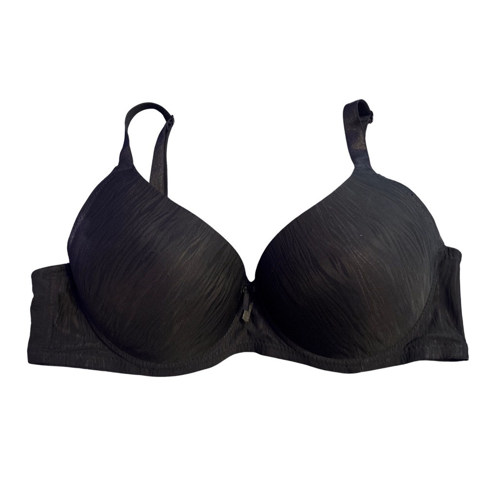 Mamia T-Shirt Bra BR4222D3 Black Molded Underwire Full Figure 40D